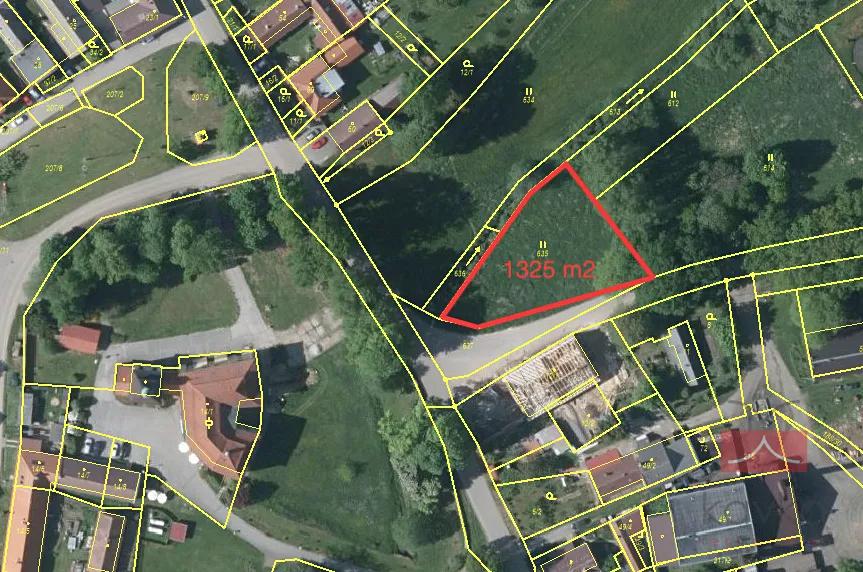 Prodej stavebního pozemku 1325 m²